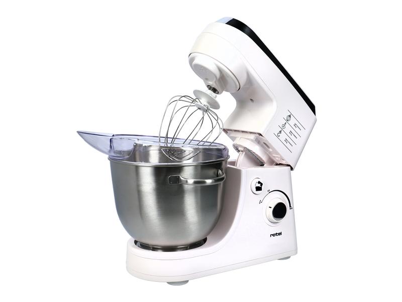 Rotel Küchenmaschine Power Mix 441 Silber/Weiss