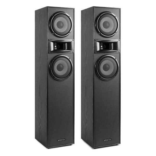 Fenton Standlautsprecher Paar SHF700B Schwarz