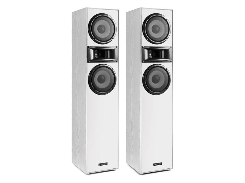 Fenton Standlautsprecher Paar SHF700W Weiss