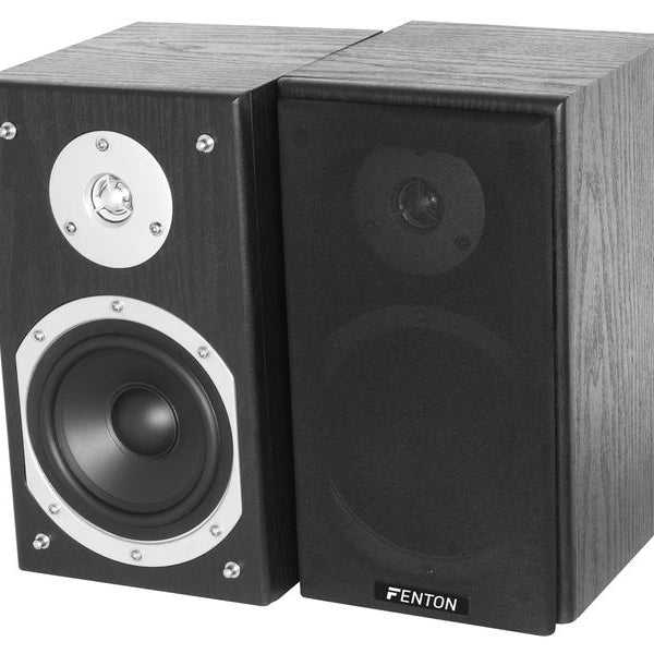 Fenton Regallautsprecher Paar SHFB55B Schwarz