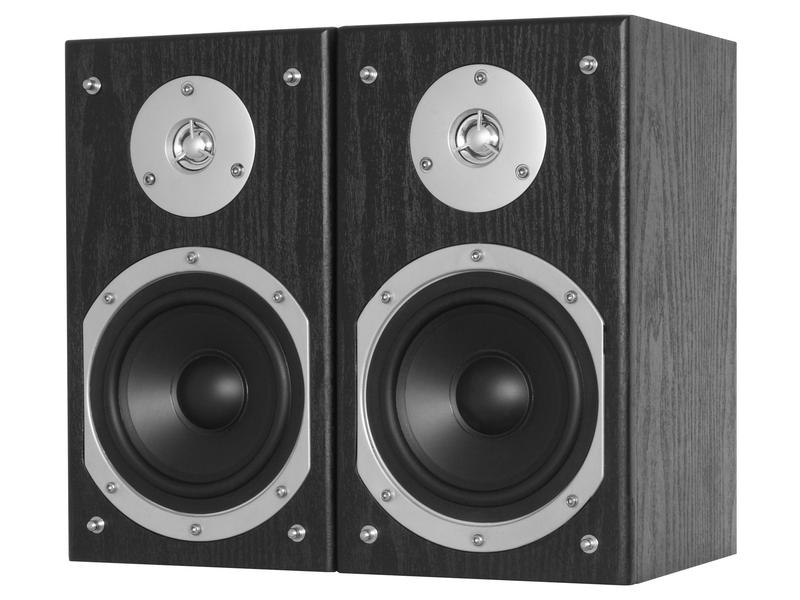 Fenton Regallautsprecher Paar SHFB55B Schwarz