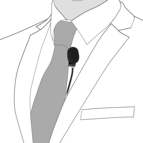 Delock Mikrofon USB Krawatten/Lavier, Omnidirektional 24Bit/192Khz