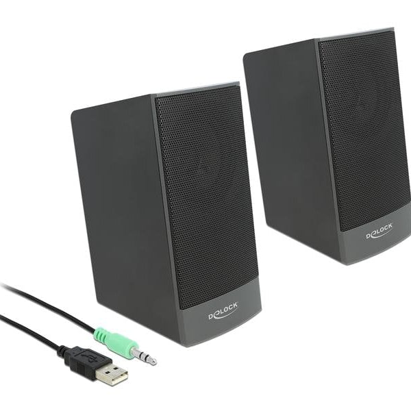 Delock PC-Lautsprecher Stereo 2.0