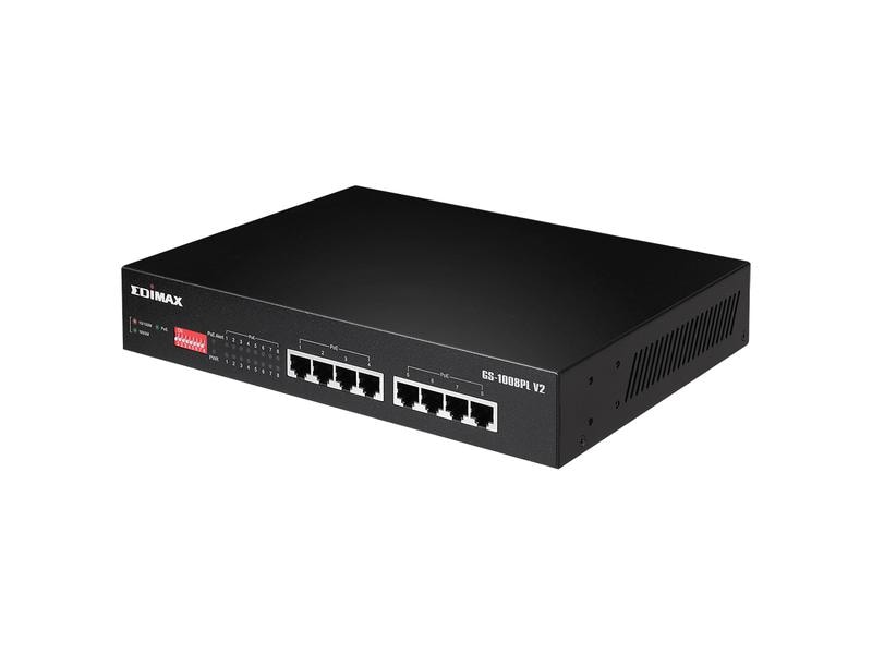 Edimax PoE+ Switch GS-1008PL V2 8 Port