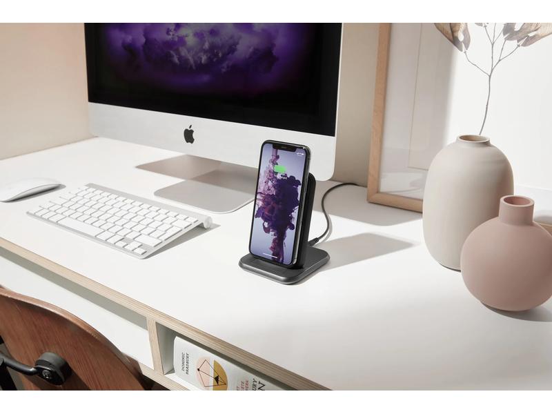 Zens Wireless Charger Single Aluminium Stand
