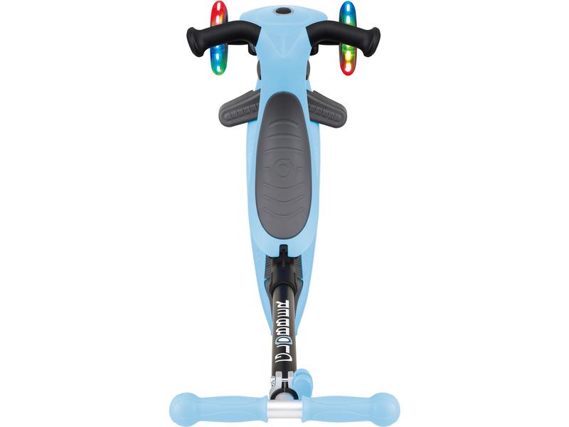 GLOBBER Scooter GO UP Foldable Plus Lights, Pastel Blau