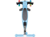 GLOBBER Scooter GO UP Foldable Plus Lights, Pastel Blau