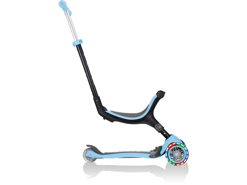 GLOBBER Scooter GO UP Foldable Plus Lights, Pastel Blau