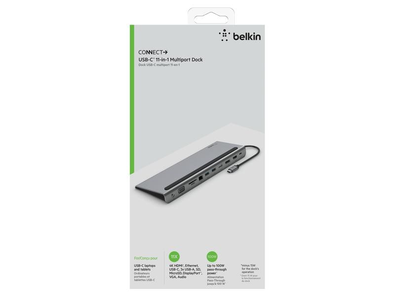 Belkin Dockingstation USB-C Multiport Dock 11-in-1