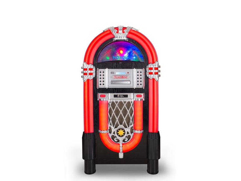 Noxon Musik-System Jukebox 1 Mehrfarbig/Schwarz/Silber