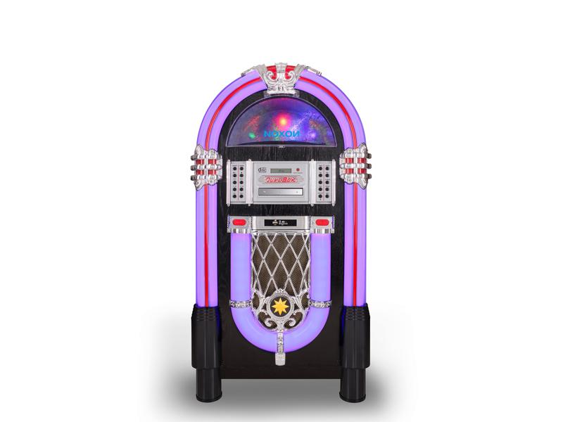 Noxon Musik-System Jukebox 1 Mehrfarbig/Schwarz/Silber