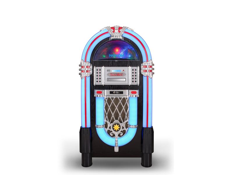 Noxon Musik-System Jukebox 1 Mehrfarbig/Schwarz/Silber