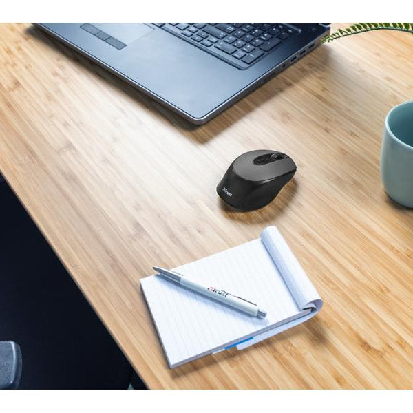 Trust Maus Zaya Rechargeable Schwarz