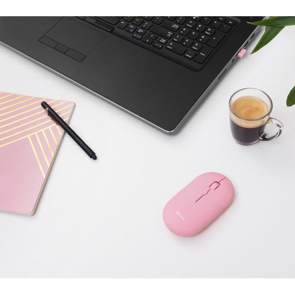 Trust Maus Puck Rechargeable Pink