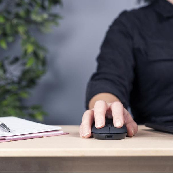 Trust Maus Puck Rechargeable Black