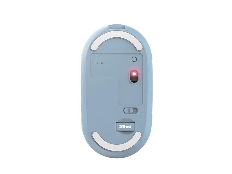 Trust Maus Puck Rechargeable Blau