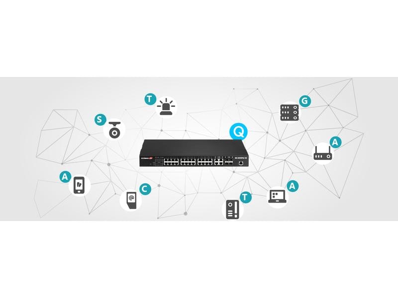 Edimax Pro PoE+ Switch GS-5424PLC V2 28 Port