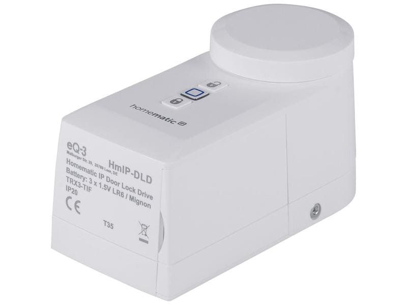 HomeMatic IP Smart Home Funk-Türschlossantrieb HmIP-DLD