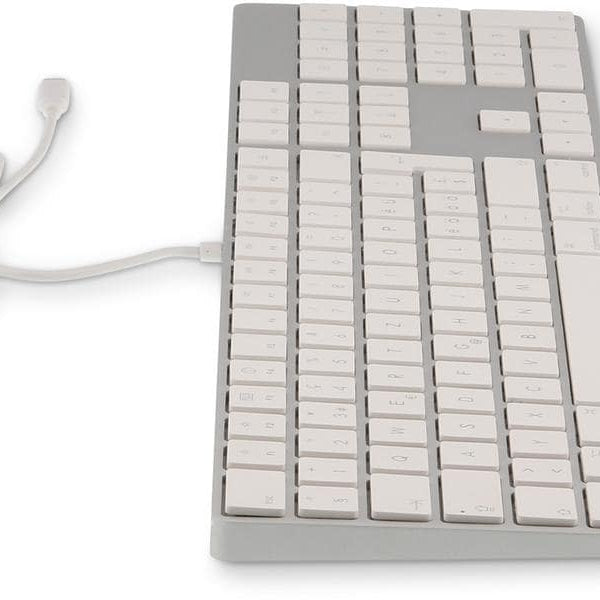 LMP Tastatur KB-1843 Silber, CH-Layout mit Ziffernblock