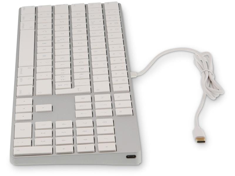 LMP Tastatur KB-1843 Silber, CH-Layout mit Ziffernblock