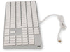 LMP Tastatur KB-1843 Silber, CH-Layout mit Ziffernblock