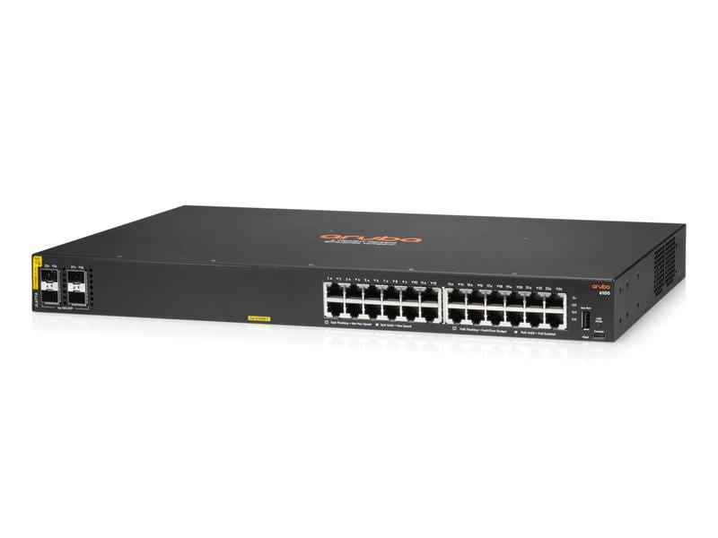 HPE Aruba Networking PoE+ Switch CX 6100 24G PoE+ 28 Port