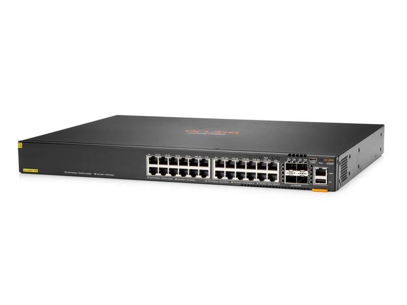 HPE Aruba Networking PoE+ Switch CX 6200F 24G PoE+ 28 Port