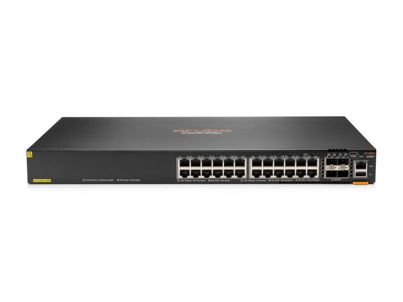 HPE Aruba Networking PoE+ Switch CX 6200F 24G PoE+ 28 Port