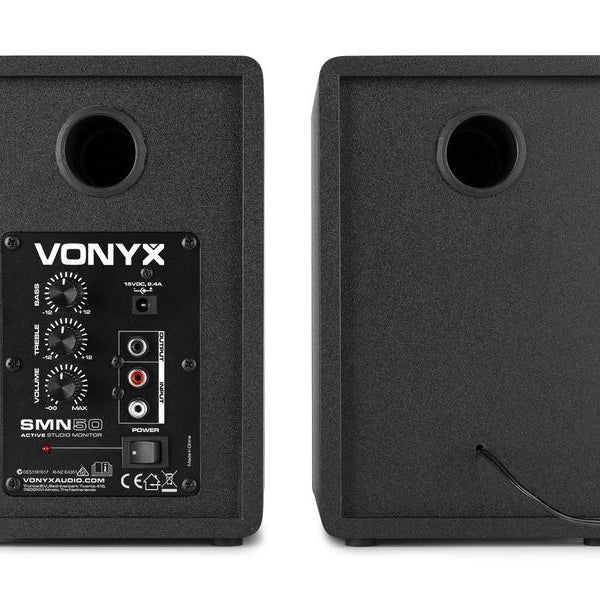 Vonyx Studiomonitore SMN50B Paar Schwarz