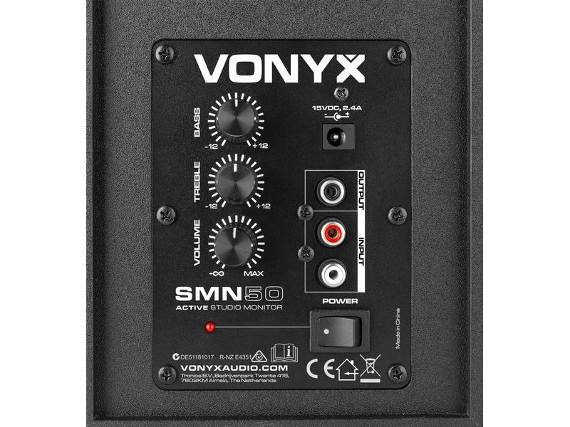 Vonyx Studiomonitore SMN50B Paar Schwarz