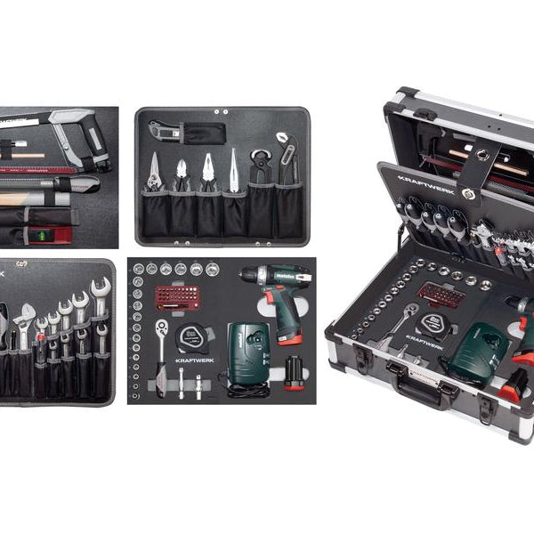 Kraftwerk Werkzeugkoffer B147 100-teilig