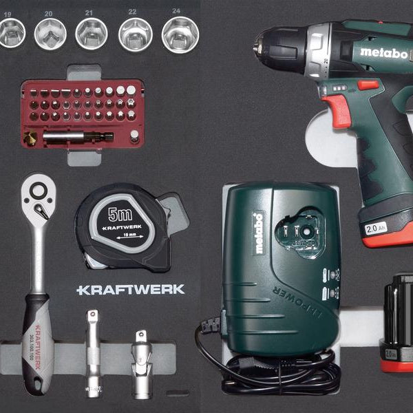 Kraftwerk Werkzeugkoffer B147 100-teilig