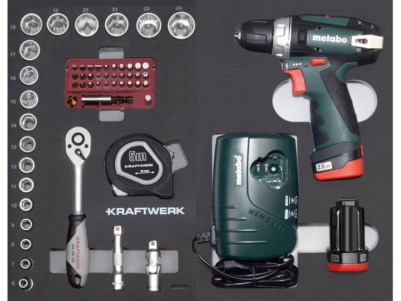 Kraftwerk Werkzeugkoffer B147 100-teilig