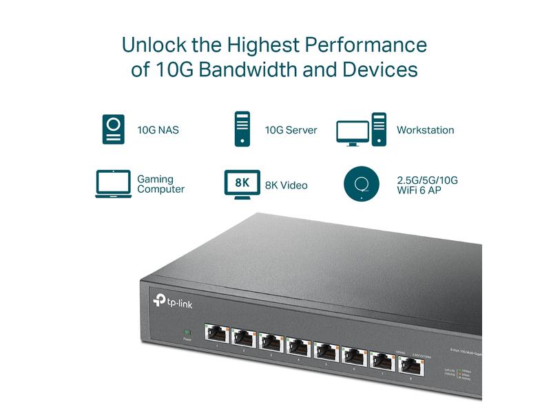 TP-Link Switch TL-SX1008 8 Port