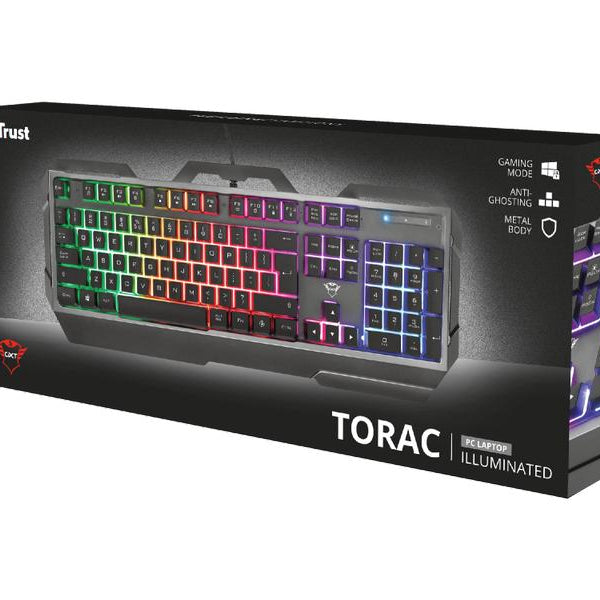 Trust Gaming-Tastatur GXT 856 Torac QWERTZ (CH) Layout