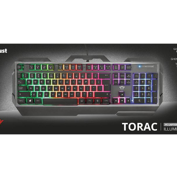 Trust Gaming-Tastatur GXT 856 Torac QWERTZ (CH) Layout