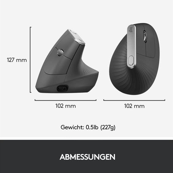 Logitech Ergonomische Maus MX Vertical