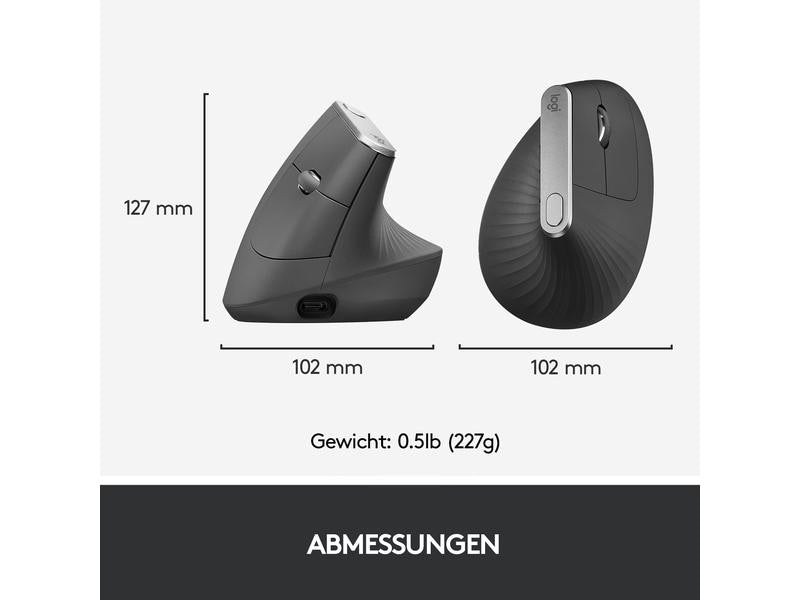 Logitech Ergonomische Maus MX Vertical