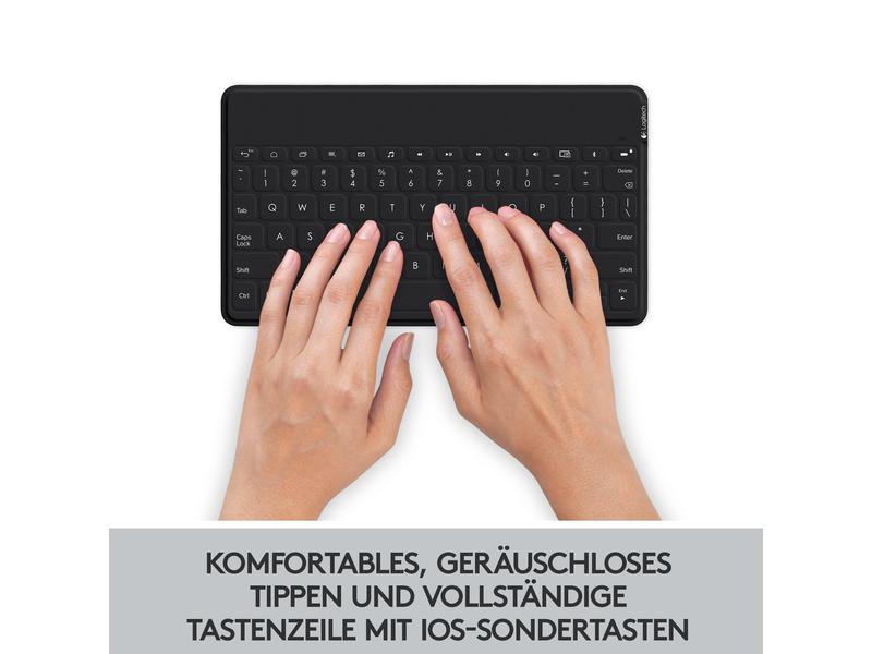 Logitech Tastatur Keys-To-Go Schwarz