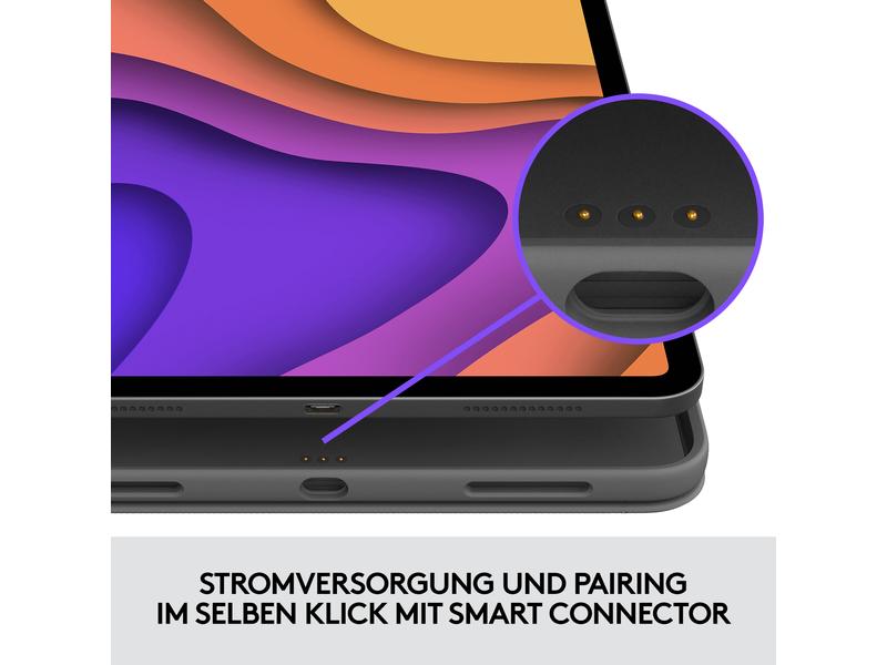 Logitech Tablet Tastatur Cover Folio Touch iPad Air (4. & 5. Gen)