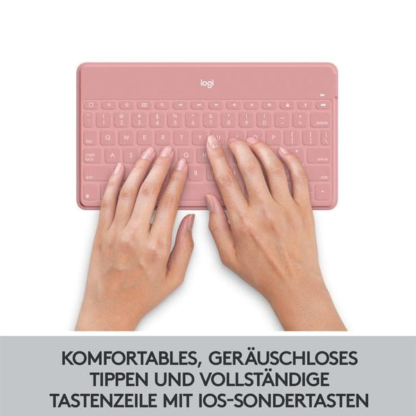 Logitech Tastatur Keys-To-Go Pink