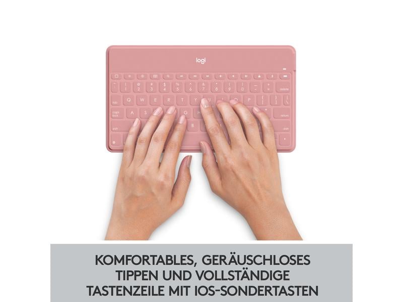 Logitech Tastatur Keys-To-Go Pink