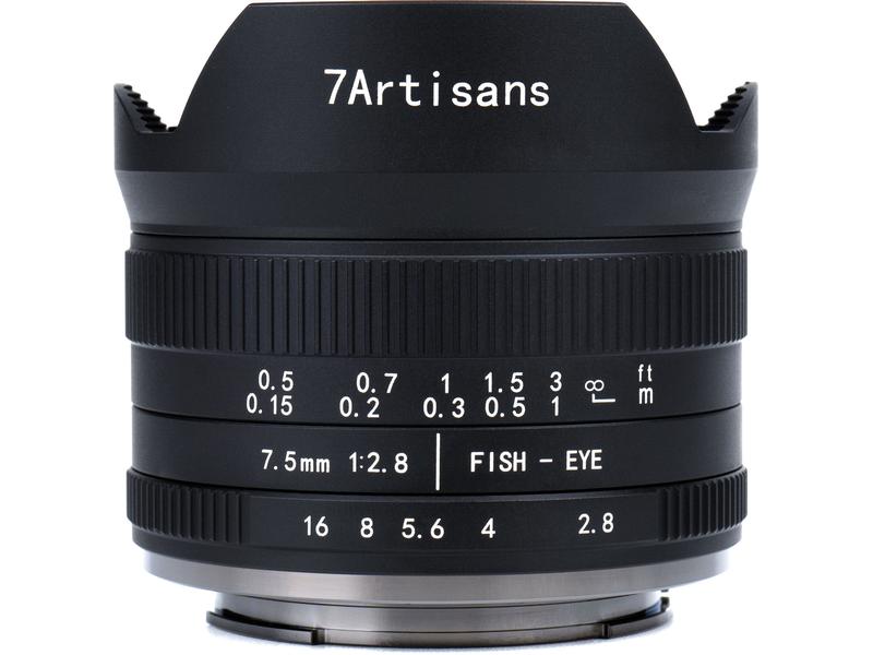 7Artisans Festbrennweite 7.5mm F/2.8 Fisheye Mark II – Sony E-Mount