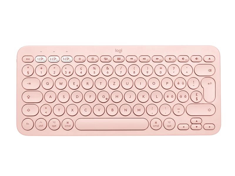 Logitech Bluetooth-Tastatur K380 for Mac Multi-Device Rosa