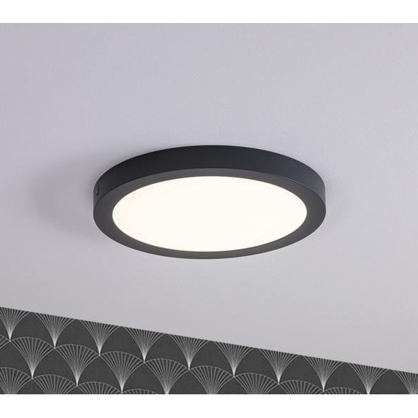 Paulmann Deckenleuchte Abia 2700 K 300 mm, Dunkelgrau