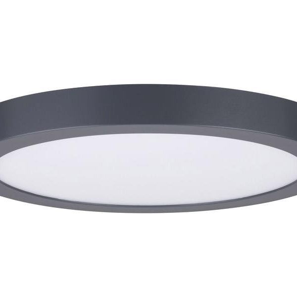 Paulmann Deckenleuchte Abia 2700 K 300 mm, Dunkelgrau