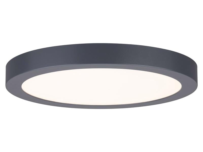 Paulmann Deckenleuchte Abia 2700 K 300 mm, Dunkelgrau