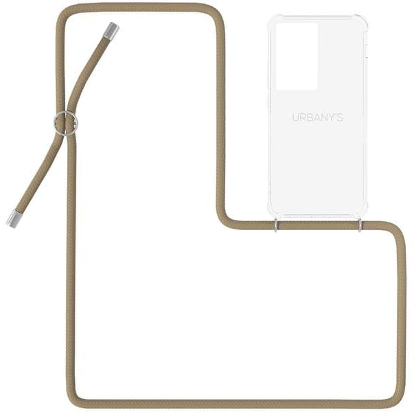 Urbany's Necklace Case Galaxy S21 Ultra Beach Beauty Transparent