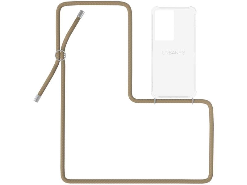 Urbany's Necklace Case Galaxy S21 Ultra Beach Beauty Transparent