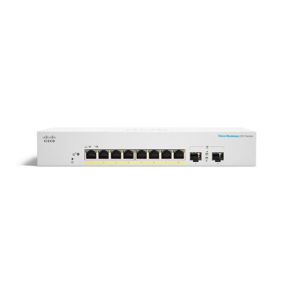 Cisco PoE+ Switch CBS220-8P-E-2G 10 Port
